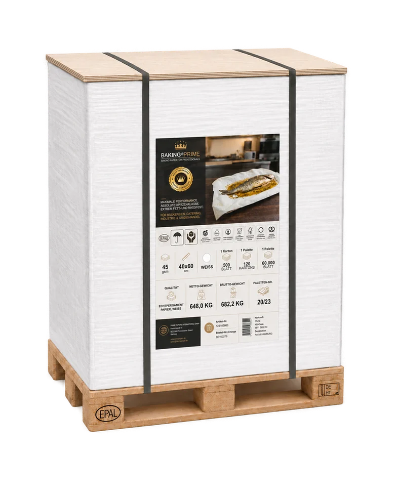 BAKING PRIME papel de horno en palet EUR