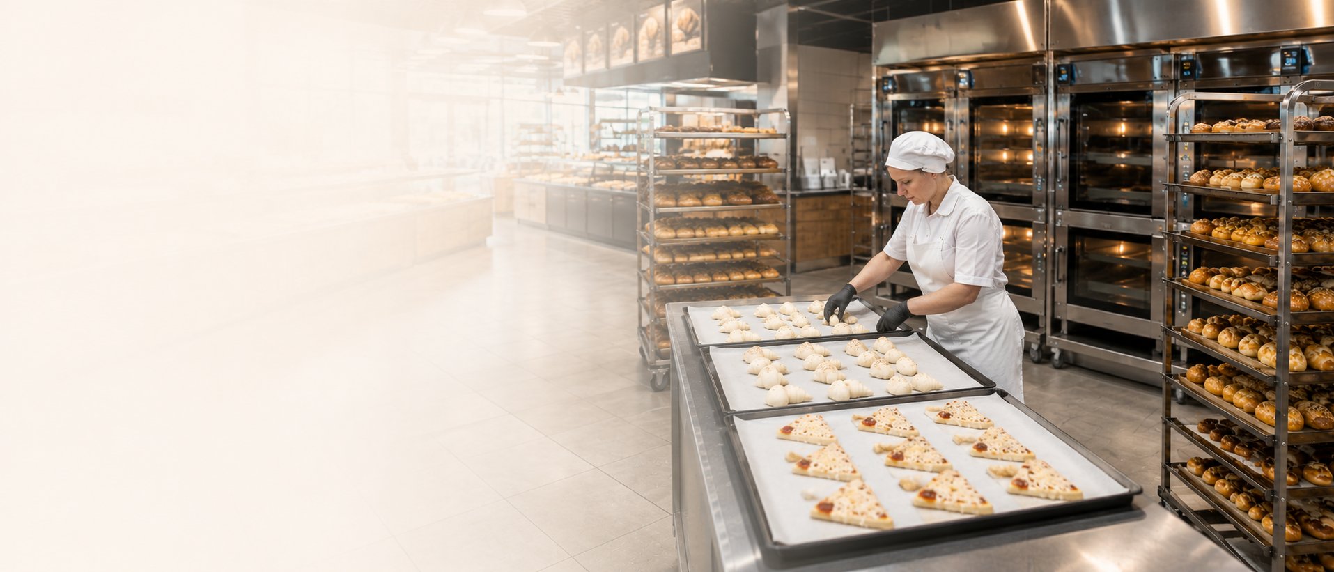 BAKING Plus Croissants auf Backtrennpapier