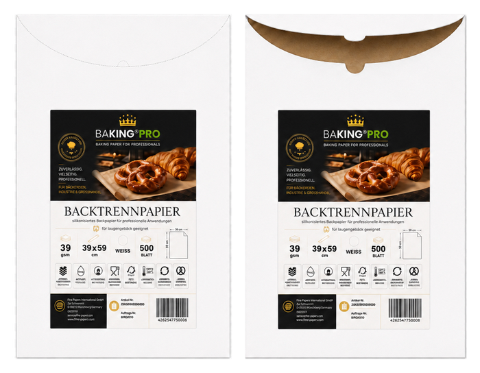 BAKING Pro 500-Blatt-Box Verpackung