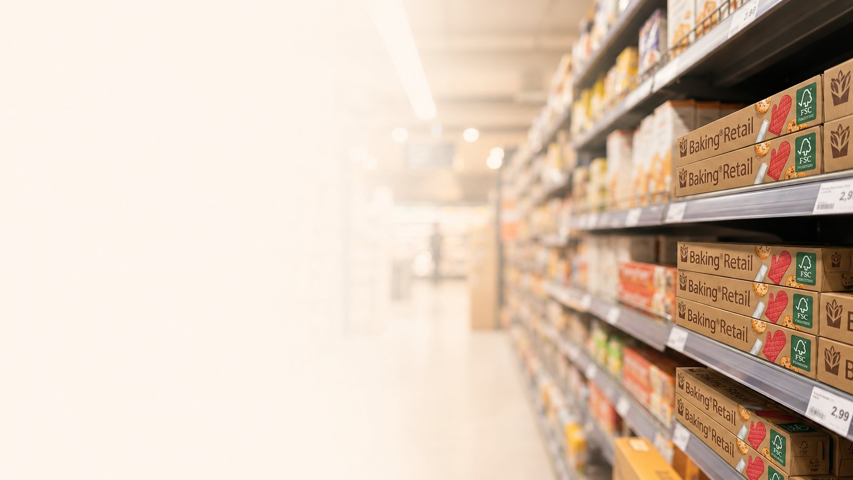 Backtrennpapier als Retail-Lösung im Handelsumfeld